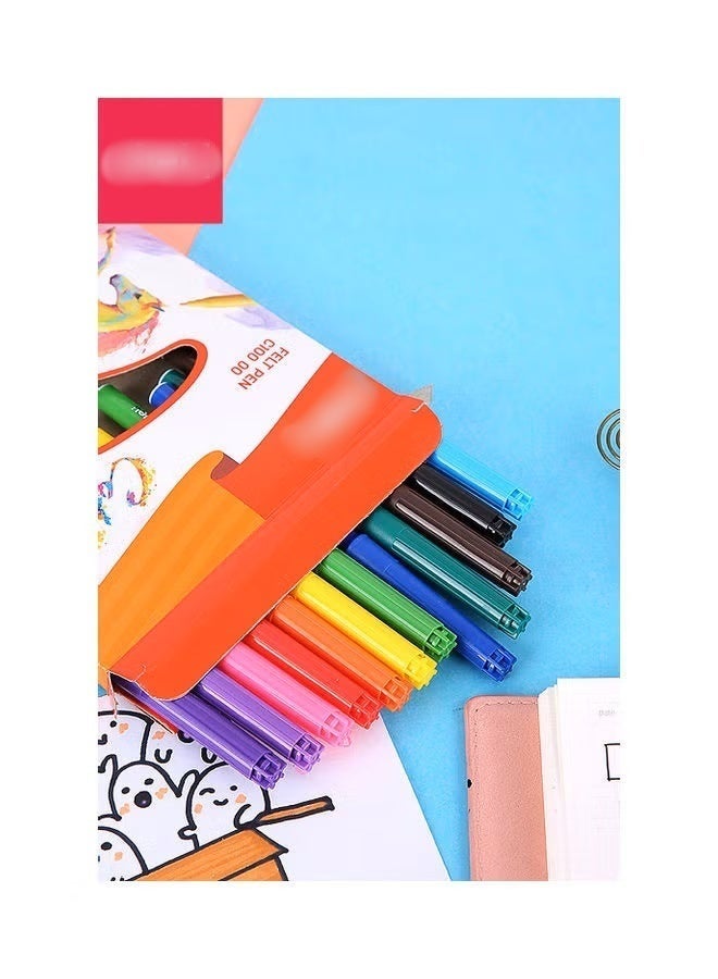 12-Piece Kids Markers Multicolour - Image 3